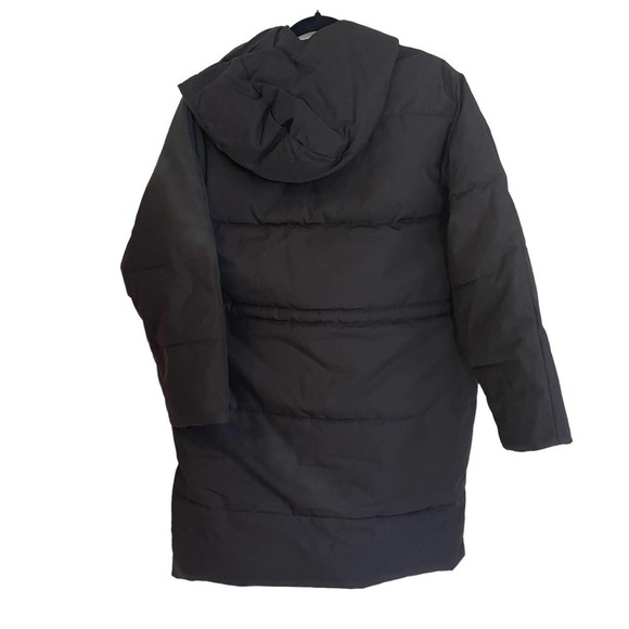 Everlane The ReNew Long Puffer Black Women's Size Small NWT - Picture 6 of 11